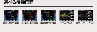 選べる待機画面